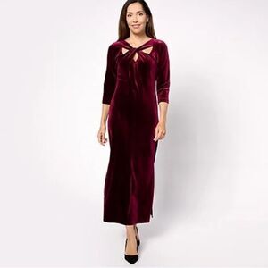 Attitudes by Renee | Dresses | Attitudes By Renee Regular Como Jersey Tank  Midi Dress Red Sz M A698998 | Poshmark